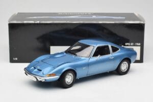 Opel GT Azul Minichamps 1:18 180049020 Metal - imagen 8 de 8