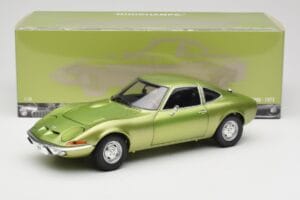 Opel GT Green Metallic Minichamps 1:18 180049029 Metal - imagen 8 de 8
