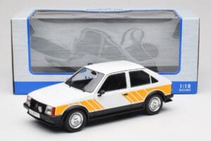 Opel Kadett D SR Blanco con Decor Amarillo MCG 1:18 MCG18534 Metal - imagen 6 de 6