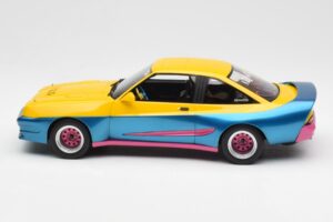 Opel Manta Amarillo Azul BoS Models 1:18 BOS279 Metal - imagen 3 de 6