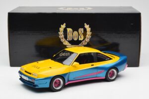 Opel Manta Amarillo Azul BoS Models 1:18 BOS279 Metal - imagen 6 de 6