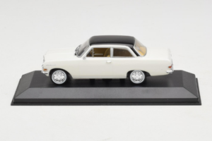 Opel Rekord A Blanco Techo Negro Minichamps 1:43 430041002 Metal