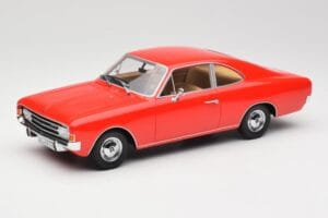 Opel Rekord C Coupe Rojo Minichamps 1:18 107047020 Resina
