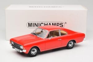 Opel Rekord C Coupe Rojo Minichamps 1:18 107047020 Resina - imagen 6 de 6