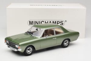 Opel Rekord C Green Metallic Minichamps 1:18 107047000 Resina - imagen 6 de 6