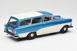 Opel Rekord P1 Caravan Azul Metálico Minichamps 1:18 180043210 Metal - imagen 3 de 8