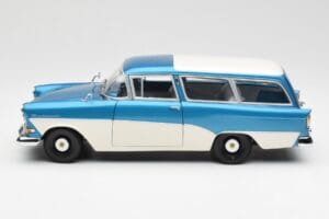 Opel Rekord P1 Caravan Azul Metálico Minichamps 1:18 180043210 Metal - imagen 4 de 8