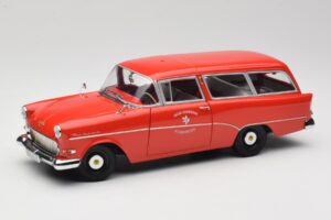 Opel Rekord P1 Caravan Feuerwehr Neuenkirchen Minichamps 1:18 180043291 Metal
