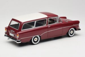 Opel Rekord P1 Caravan Rojo Minichamps 1:18 180043211 Metal - imagen 3 de 8