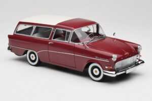 Opel Rekord P1 Caravan Rojo Minichamps 1:18 180043211 Metal - imagen 6 de 8