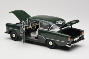 Opel Rekord P1 Polizei Minichamps 1:18 180043290 Metal - imagen 5 de 8
