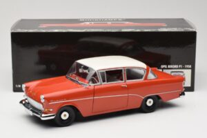 Opel Rekord P1 Rojo Minichamps 1:18 180043201 Metal - imagen 8 de 8