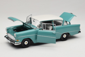 Opel Rekord P1 Azul Turquesa Minichamps 1:18 180043200 Metal - imagen 2 de 8