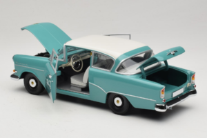 Opel Rekord P1 Azul Turquesa Minichamps 1:18 180043200 Metal - imagen 5 de 8