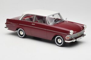 Opel Rekord P2 Rojo Oscuro & Blanco BoS Models 1:18 BOS415 Resina - imagen 4 de 6
