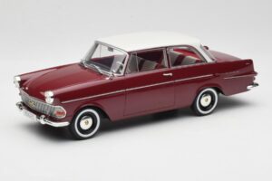Opel Rekord P2 Rojo Oscuro & Blanco BoS Models 1:18 BOS415 Resina