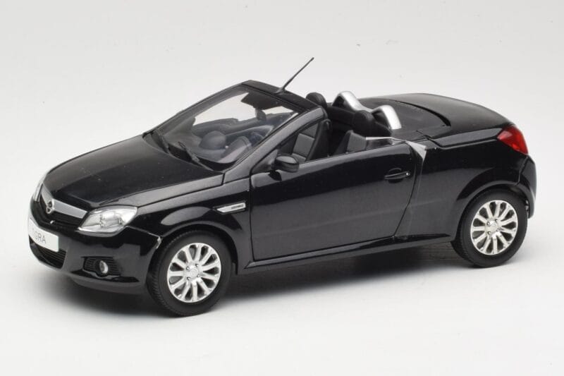 Opel Tigra TwinTop B Negro Norev 1:18 183600 Metal