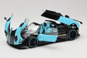 Pagani Zonda Uno Carbon Azul Claro Almost Real 1:18 850630001 Metal - imagen 2 de 8