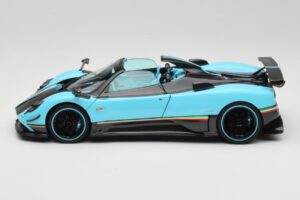 Pagani Zonda Uno Carbon Azul Claro Almost Real 1:18 850630001 Metal - imagen 4 de 8