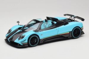 Pagani Zonda Uno Carbon Azul Claro Almost Real 1:18 850630001 Metal