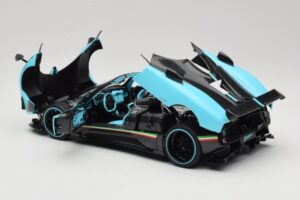 Pagani Zonda Uno Carbon Azul Claro Almost Real 1:18 850630001 Metal - imagen 5 de 8