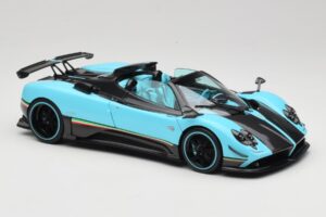 Pagani Zonda Uno Carbon Azul Claro Almost Real 1:18 850630001 Metal - imagen 6 de 8