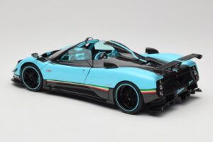 Pagani Zonda Uno Carbon Azul Claro Almost Real 1:18 850630001 Metal - imagen 7 de 8