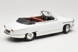 Panhard PL17 Cabriolet Blanco Solido 1:18 8174 Metal - imagen 3 de 8