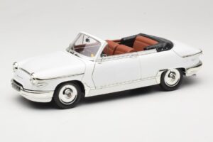 Panhard PL17 Cabriolet Blanco Solido 1:18 8174 Metal