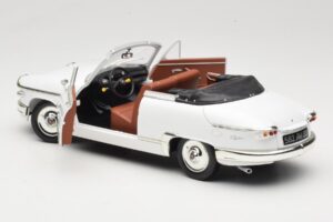 Panhard PL17 Cabriolet Blanco Solido 1:18 8174 Metal - imagen 5 de 8