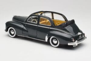 Peugeot 203 Descapotable Negro Solido 1:18 8156 Metal - imagen 7 de 8