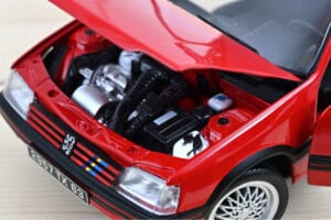 Peugeot 205 GTi 1.9 PTS Deco Vallelunga Rojo Norev 1:18 184846 Metal - imagen 3 de 3