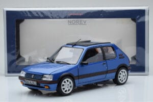 Peugeot 205 GTi 1.9 Con Techo Solar Miami Azul Norev 1:18 184844 Metal - imagen 8 de 8