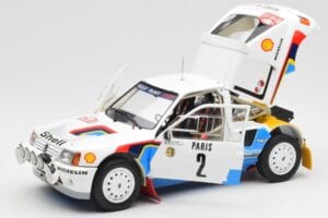 Peugeot 205 T16 #2 A. Vatanen / T. Harryman Rally Monte Carlo 1985 Norev 1:18 184864 Metal - imagen 2 de 8