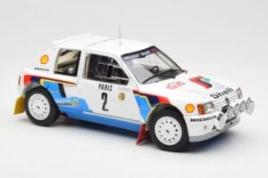 Peugeot 205 T16 #2 A. Vatanen / T. Harryman Rally Monte Carlo 1985 Norev 1:18 184864 Metal - imagen 6 de 8
