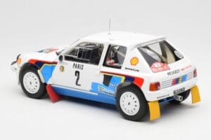 Peugeot 205 T16 #2 A. Vatanen / T. Harryman Rally Monte Carlo 1985 Norev 1:18 184864 Metal - imagen 7 de 8