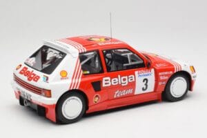 Peugeot 205 T16 #3 B. Darniche / A. Mahe Rally Ypres 1985 IXO 1:18 18RMC135 Metal - imagen 2 de 6