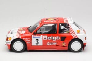 Peugeot 205 T16 #3 B. Darniche / A. Mahe Rally Ypres 1985 IXO 1:18 18RMC135 Metal - imagen 3 de 6