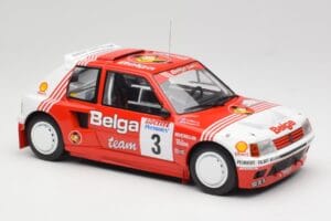 Peugeot 205 T16 #3 B. Darniche / A. Mahe Rally Ypres 1985 IXO 1:18 18RMC135 Metal - imagen 4 de 6