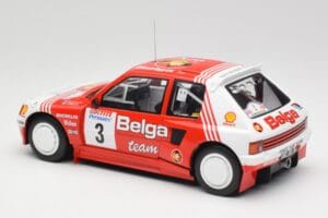 Peugeot 205 T16 #3 B. Darniche / A. Mahe Rally Ypres 1985 IXO 1:18 18RMC135 Metal - imagen 5 de 6