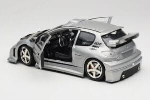 Peugeot 206 MTK Plata Solido 1:18 1817 Metal - imagen 5 de 8