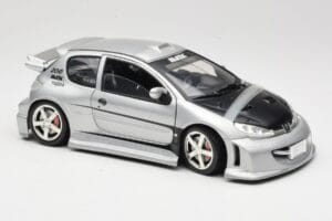 Peugeot 206 MTK Plata Solido 1:18 1817 Metal - imagen 6 de 8
