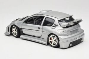 Peugeot 206 MTK Plata Solido 1:18 1817 Metal - imagen 7 de 8