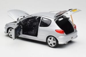Peugeot 206 RC Aluminium Plata Norev 1:18 184726 Metal - imagen 5 de 8