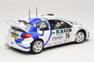 Peugeot 206 WRC #15 G. Panizzi / H. Panizzi WRC 1999 Solido 1:18 9016 Metal - imagen 3 de 8