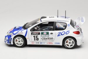 Peugeot 206 WRC #15 G. Panizzi / H. Panizzi WRC 1999 Solido 1:18 9016 Metal - imagen 4 de 8