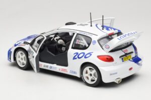 Peugeot 206 WRC #15 G. Panizzi / H. Panizzi WRC 1999 Solido 1:18 9016 Metal - imagen 5 de 8