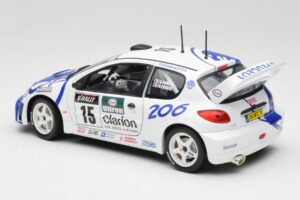 Peugeot 206 WRC #15 G. Panizzi / H. Panizzi WRC 1999 Solido 1:18 9016 Metal - imagen 7 de 8