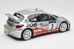 Peugeot 206 WRC #3 G. Panizzi / H. Panizzi Rally Tour de Corse 2002 Otto 1:18 OT1085 Resina - imagen 2 de 6