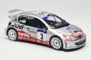 Peugeot 206 WRC #3 G. Panizzi / H. Panizzi Rally Tour de Corse 2002 Otto 1:18 OT1085 Resina - imagen 4 de 6